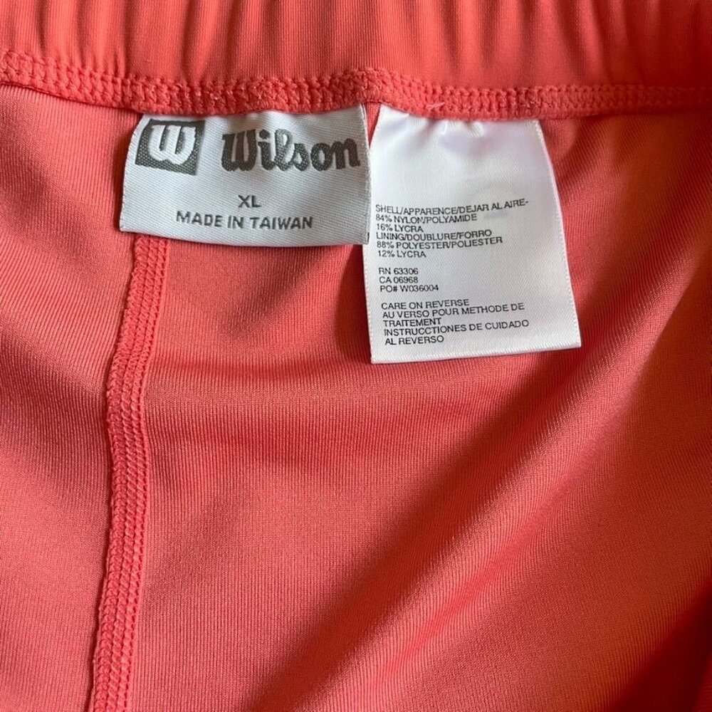 Vintage Wilson Womens Pink Tennis Golf Skort Skirt Shorts XL u Vintage - Picture 4 of 4